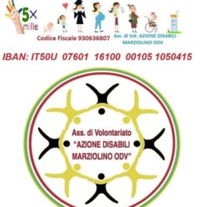 Coordinate bancarie dell'Associazione di volontariato Marziolino ODV